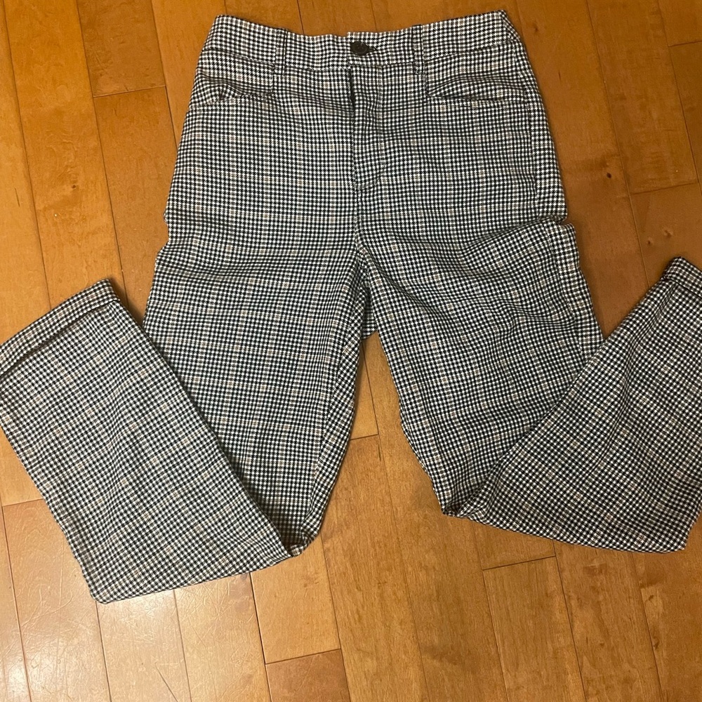 Urban Outfitters Black and White Patterned Dress Pants